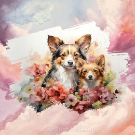 Diamond Painting Aquarelle Chien - Chihuahua 01