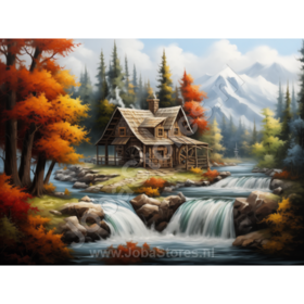 Diamond Painting Paysage - Ruisseau 03