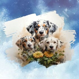 Diamond Painting Aquarelle Chien - Dalmatien 01