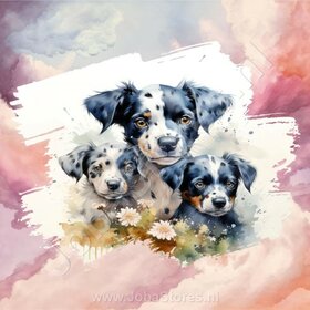 Diamond Painting Aquarelle Chien - Dalmatien 03