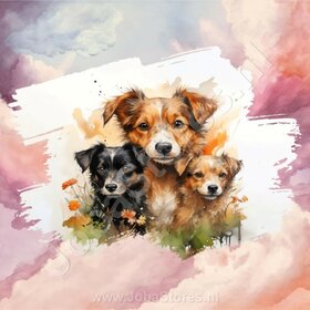 Diamond Painting Aquarelle Chien - Jack Russell 02