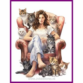 Diamond Painting Crazy Cat Lady 10