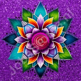 Diamond Painting Mandala Violet 05
