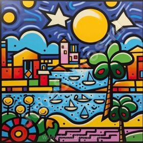 Diamond Painting Paysages Colorés 03