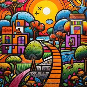 Diamond Painting Paysages Colorés 04