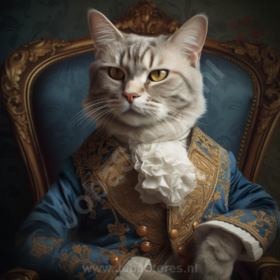 Diamond Painting Chat Aristocratique 01