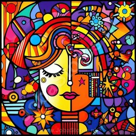 Diamond Painting Personnes Colorées 05