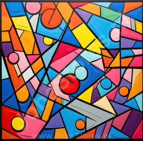 Peinture Abstraite Colorée 01