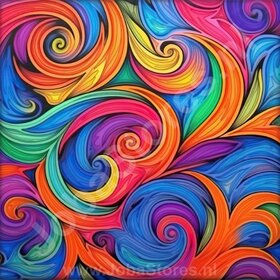 Peinture Abstraite Colorée 06