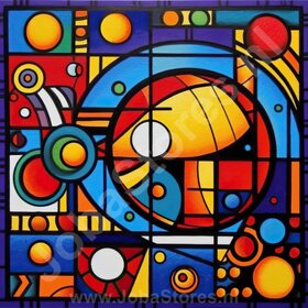 Peinture Abstraite Colorée 14