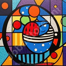 Peinture Abstraite Colorée 15