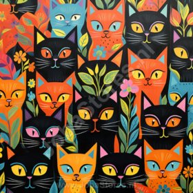 Diamond Painting Chaos de Chats 04