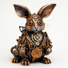 Diamond Painting Lapin Steampunk 01