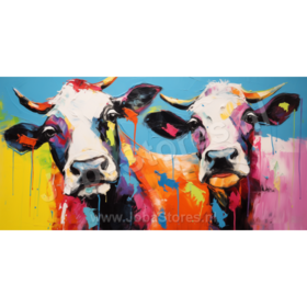 Diamond Painting Vaches Colorées 02