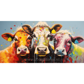 Diamond Painting Vaches Colorées 03