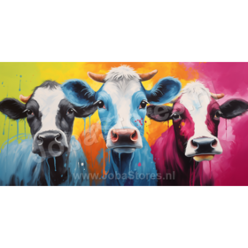 Diamond Painting Vaches Colorées 04