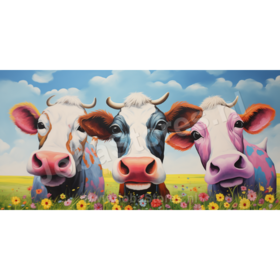 Diamond Painting Vaches Colorées 07