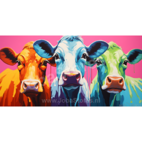 Diamond Painting Vaches Colorées 08