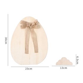 Oeuf de Pâques en bois à colorier/pendre soi-même.Grand 30cm