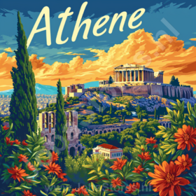 Diamond Painting Amour de vacances - Athene 02