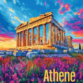Diamond Painting Amour de vacances - Athene 03