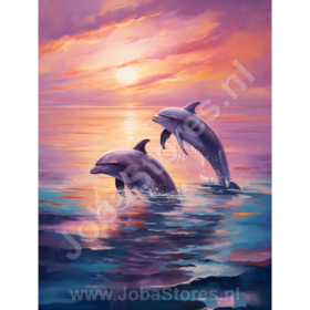Diamond Painting Dauphins 02