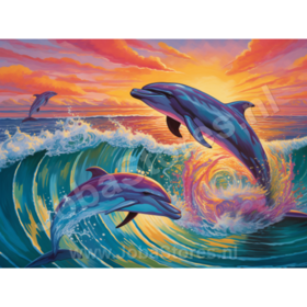 Diamond Painting Dauphins 04