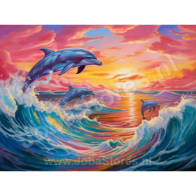 Diamond Painting Dauphins 05