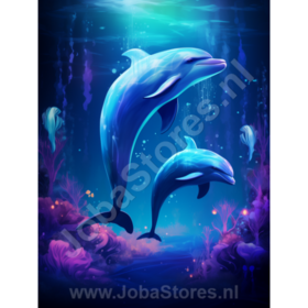 Diamond Painting Dauphins 07