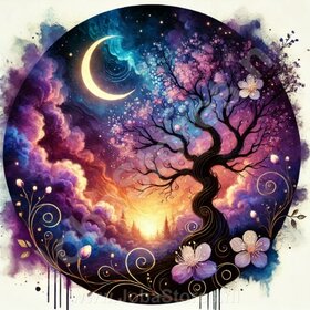 Diamond Painting Nuit de Conte de Fées