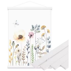 Cadre magnétique blanc (différentes tailles)