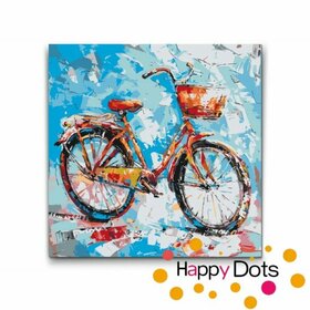 Peinture par numéro Vélo 50x50cm (HappyDots)