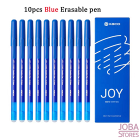 Set de stylos effaçables Kaco Joy Blue (10 pièces)