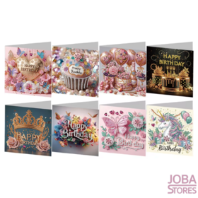 Diamond Painting Cartes d'Anniversaire 02