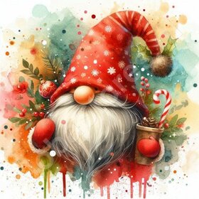 Diamond Painting Gnome de Noël 01