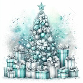 Diamond Painting Arbre de Noël Coloré 02