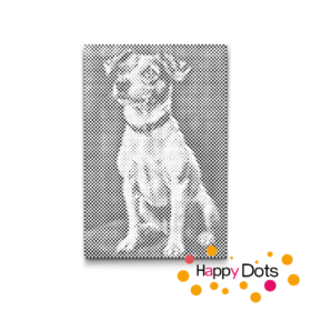 HappyDots DOT Painting Honden 09 - Stippelschilderij