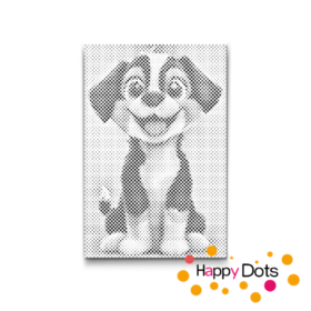 HappyDots DOT Painting Honden 16 - Stippelschilderij
