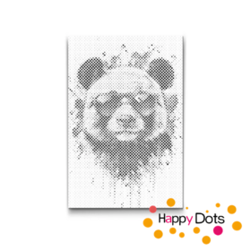 HappyDots DOT Painting Gekke dieren - Panda