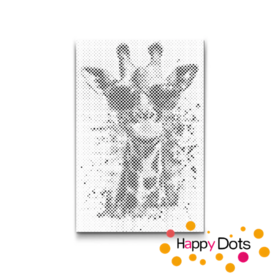 HappyDots DOT Painting Gekke dieren - Giraf