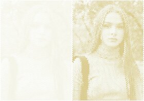 DOT Painting van eigen foto A4 Goud inclusief 1 acryl stift (papier)