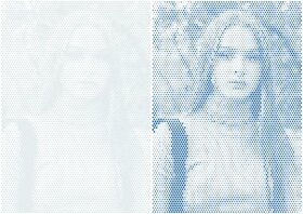 DOT Painting van eigen foto A4 Blauw inclusief 1 acryl stift (papier)