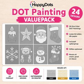 Coffret de peinture à pois HappyDots (24 pièces)