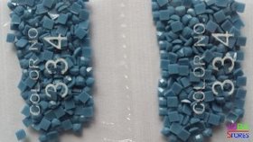 Nummer 334 vierkante steentjes (klein)