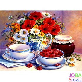 Diamond Painting Ontbijt Tafel 40x30cm