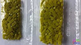 Numéro 166 Carré Diamant Peinture Strass