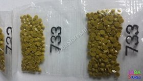 Ronde steentjes nummer 733 (klein)