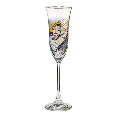 Goebel - Ivana Koubek | Verre à champagne Marilyn | 24cm