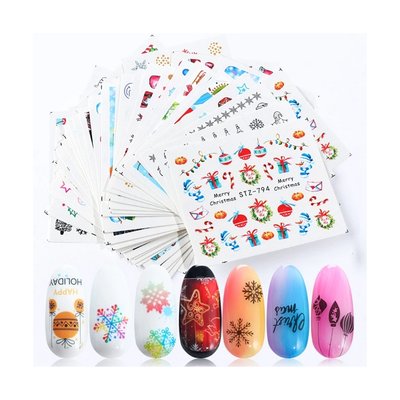 Nail Sticker Set Noël 04 (30 feuilles)