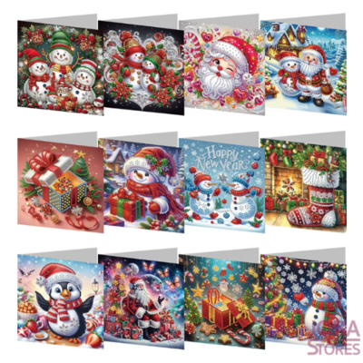 Diamond Painting Cartes de Noël Set 23